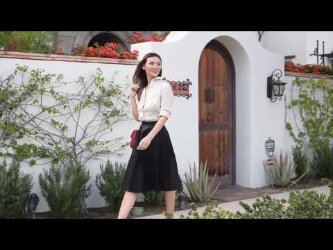Lina Black Melange Slim-Fit Linen Shirt