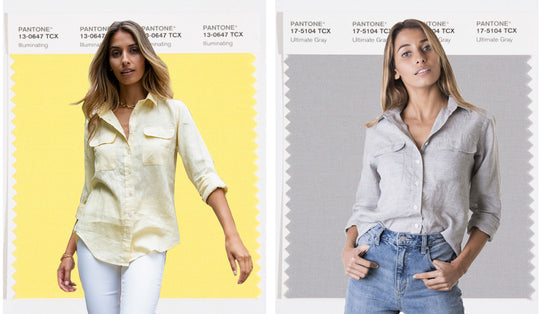 The Pantone colors of the year: Illuminating yellow and Ultimate Gray