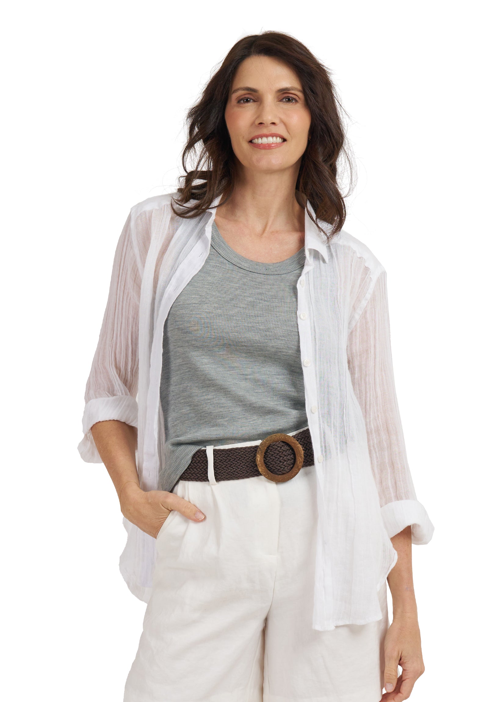 Women's Linen Shirts – camixa.com