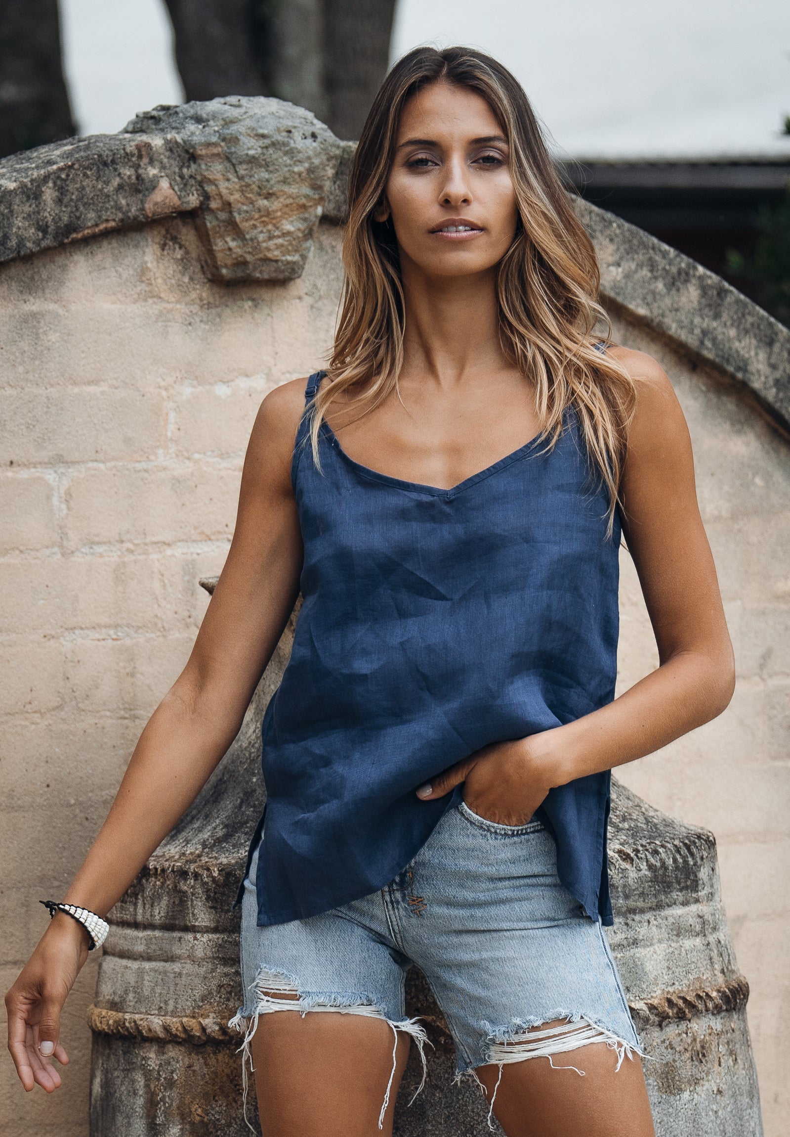 VIVIANO / Asymmetric Cami Top | JURK TOKYO