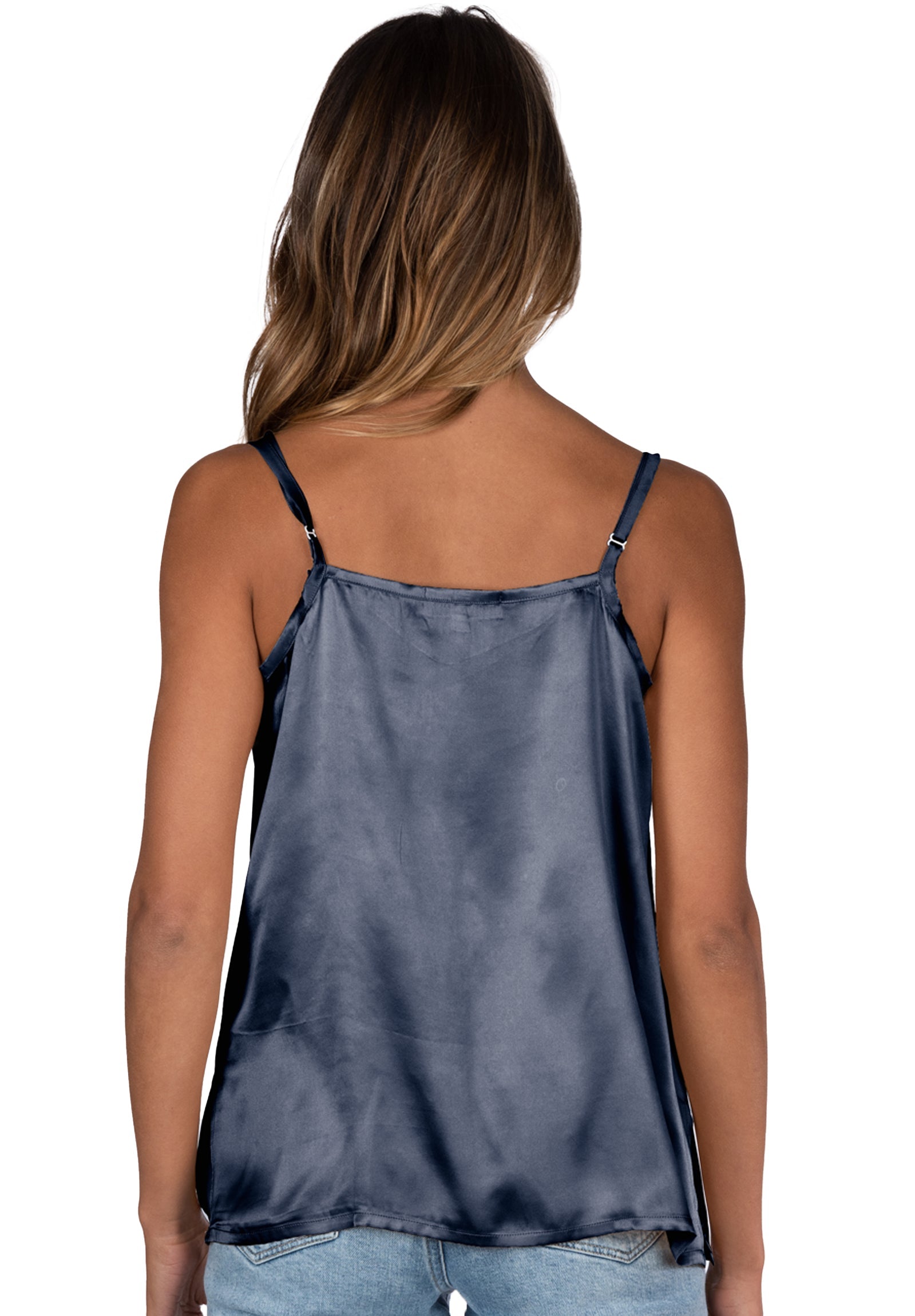 Grey camisole silk sale tops