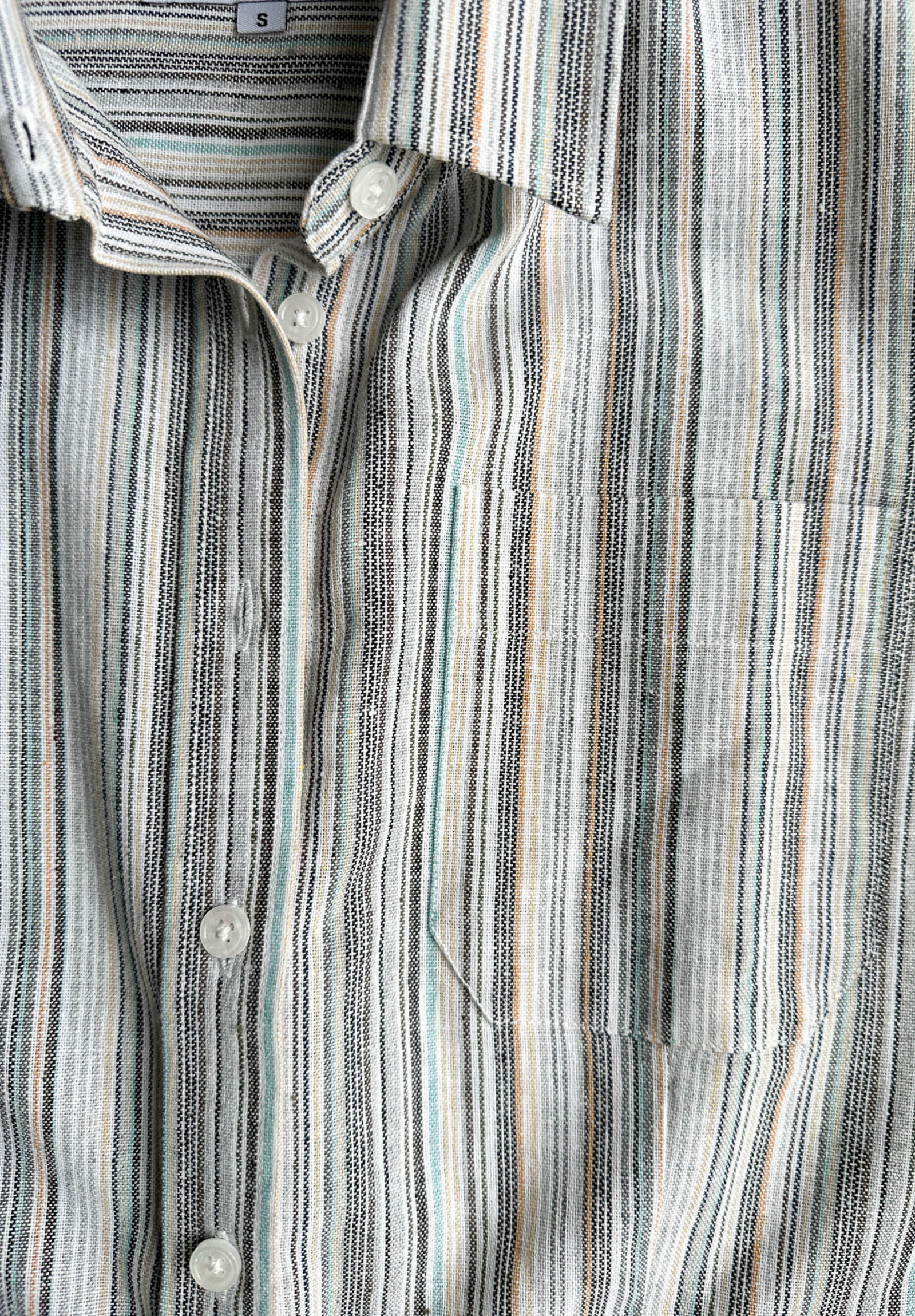 Iris Cold Stripes Classic Fit Linen Shirt – camixa.com