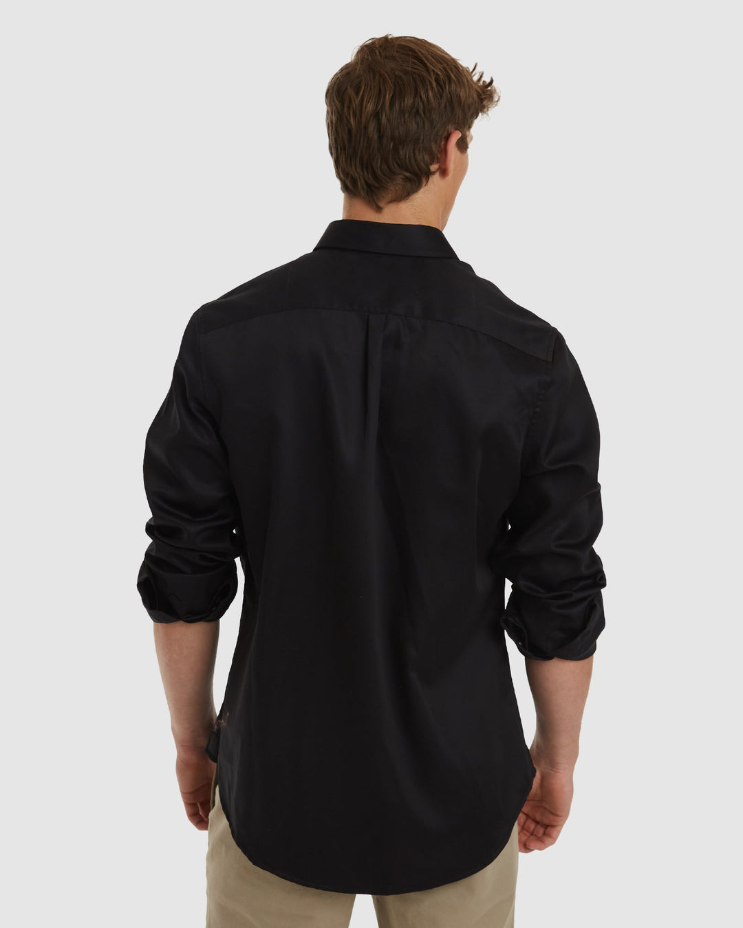 London-Casual Formal Black Non Iron Cotton Shirt camixa.com London-Casual Formal Black Non Iron Cotton Shirt camixa.com
