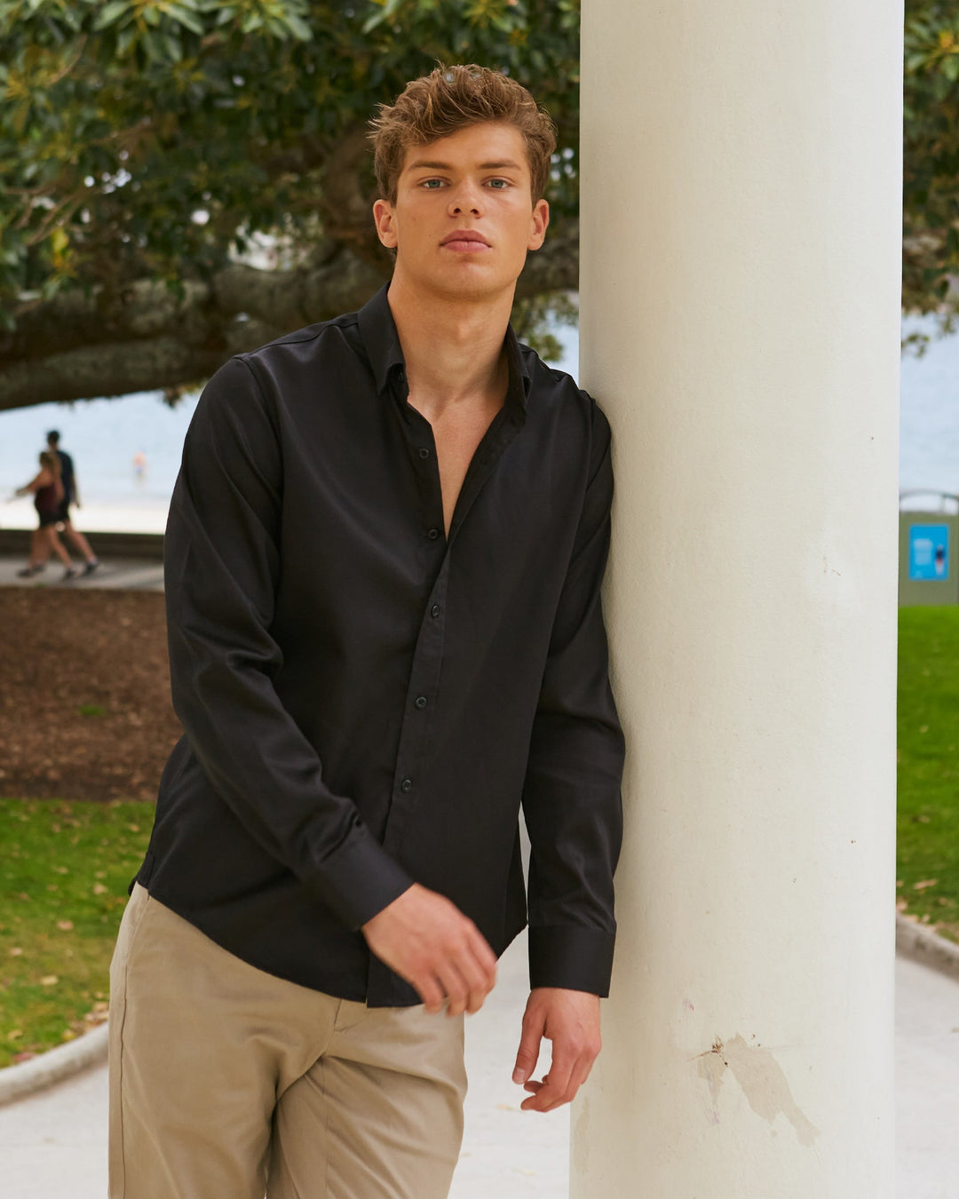 London-Slim Formal Black Non Iron Cotton Shirt camixa.com London-Slim Formal Black Non Iron Cotton Shirt camixa.com