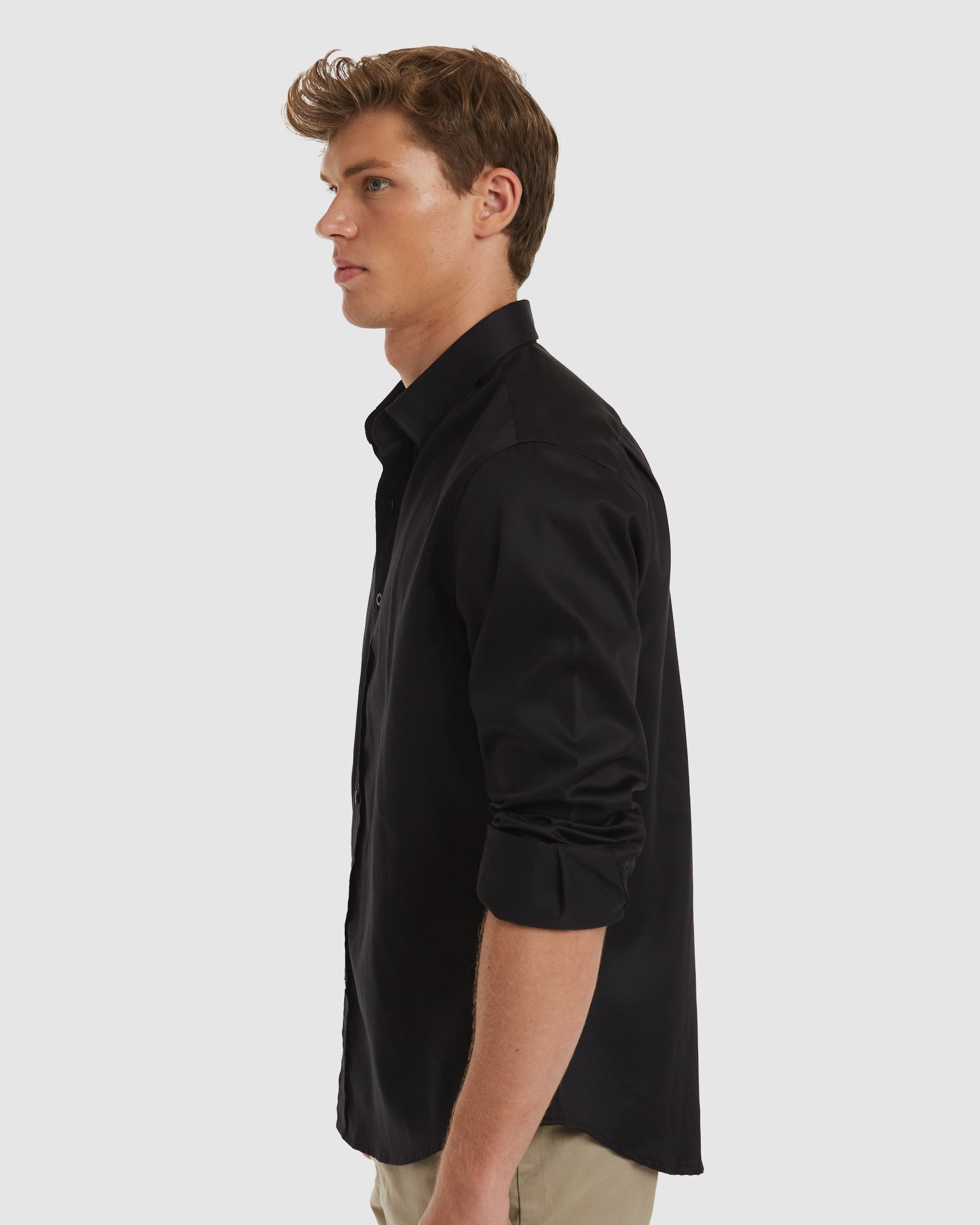 Black shop cotton shirt