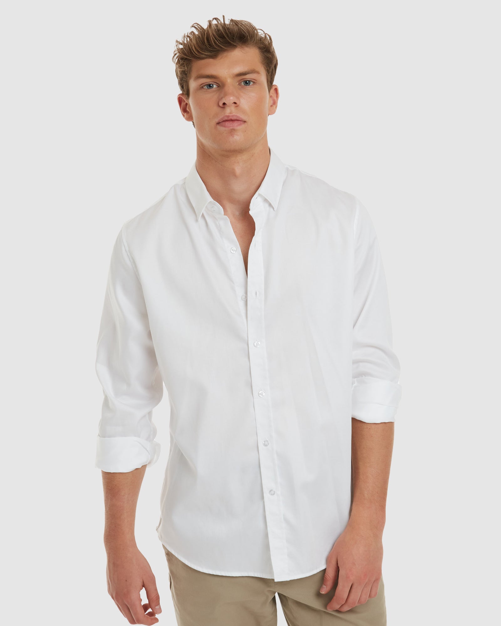 Non iron short sleeve casual best sale shirts