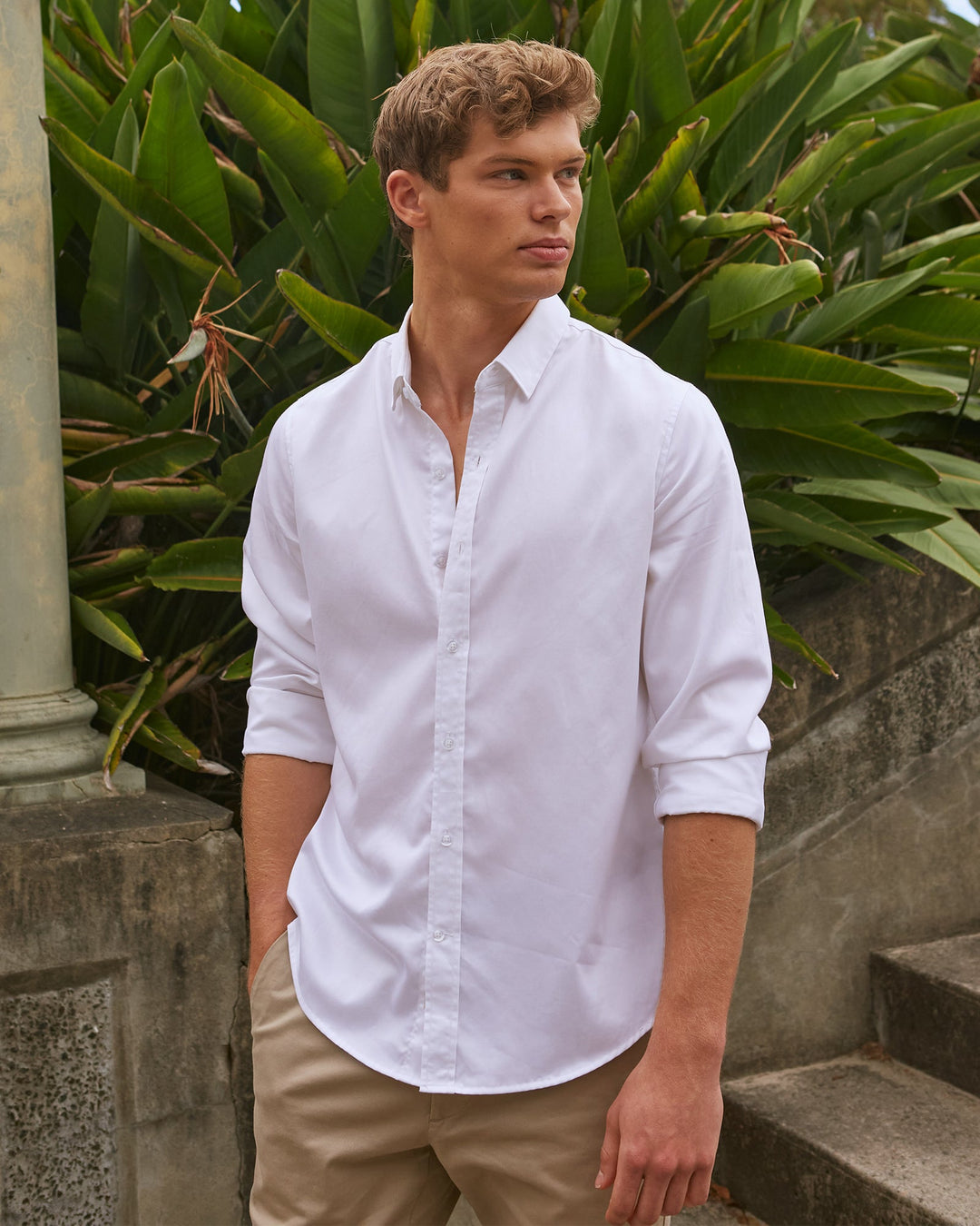 London-Slim Formal White Non Iron Cotton Shirt camixa.com London-Slim Formal White Non Iron Cotton Shirt camixa.com