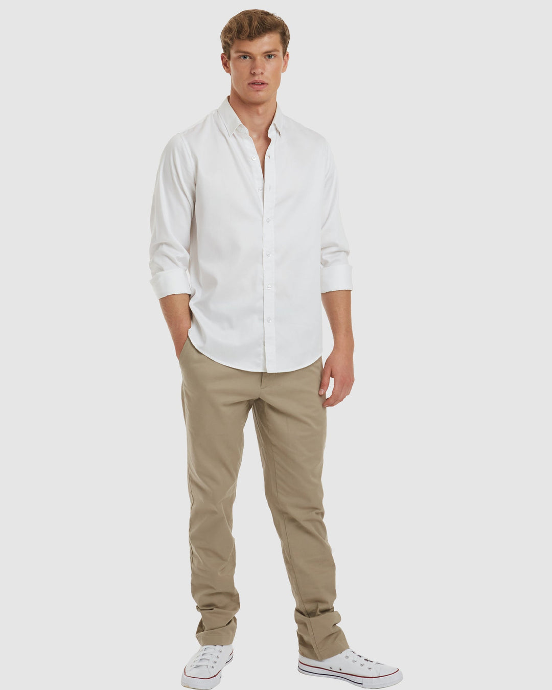 London-Casual Formal White Non Iron Cotton Shirt – camixa.com London-Casual Formal White Non Iron Cotton Shirt – camixa.com