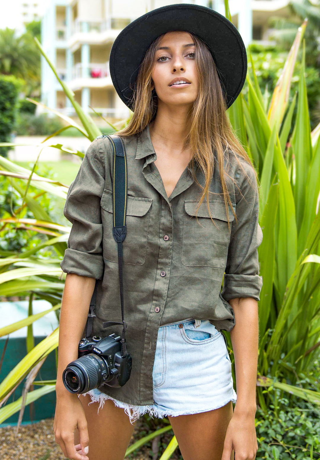 Lete-Linen Olive Green Classic Linen Shirt With Pockets – camixa.com Lete-Linen Olive Green Classic Linen Shirt With Pockets – camixa.com